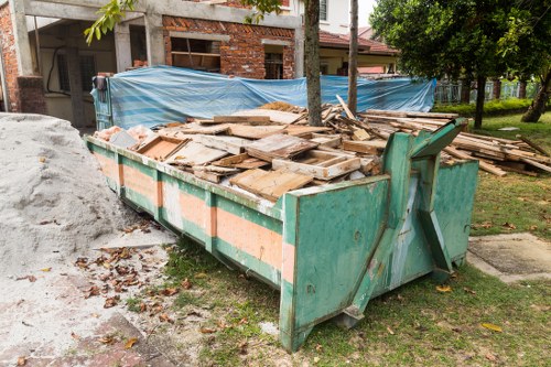 Professional clearing garden debris in Regents Park